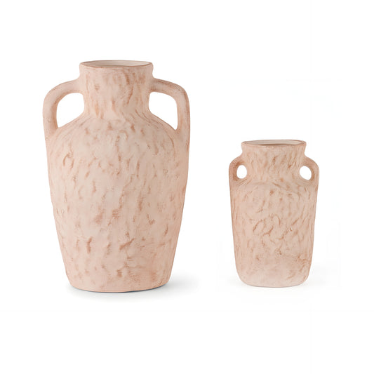 Amalfi Amphora Ceramic Vases – Rustic Texture Elegance