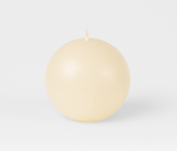 Premium Decorative Candle – Unscented Ivory