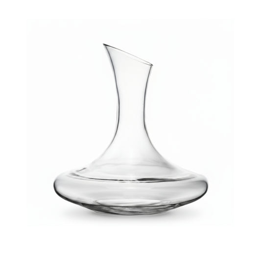 Elara Handcrafted Glass Wine Decanter with Diagonal-Cut Spout – 1.7L