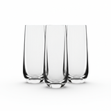 Melin stemless champagne flute Set of 6, Crystal Glass, 10 oz Champagne Glasses, Prosecco Mimosa Glasses