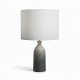 Vera Ceramic Gradient Table Lamp – Handcrafted Modern Design with Black Linen Shade