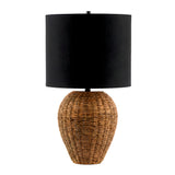 Bali Table Lamp – Natural Woven Fiber Table Lighting