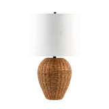 Bali Table Lamp – Natural Woven Fiber Table Lighting