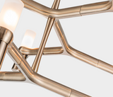 Famous Haus - Elegant Chandelier – Luxurious Gold Finish