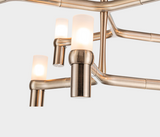 Famous Haus - Elegant Chandelier – Luxurious Gold Finish