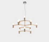 Famous Haus - Elegant Chandelier – Luxurious Gold Finish