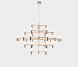 Famous Haus - Luxurious Chandelier – Milky Glass Elegance Enhancer