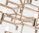 Famous Haus - Luxurious Chandelier – Milky Glass Elegance Enhancer