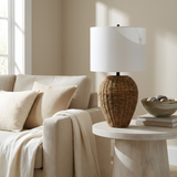 Bali Table Lamp – Natural Woven Fiber Table Lighting