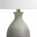 Vera Ceramic Gradient Table Lamp – Handcrafted Modern Design with Black Linen Shade