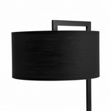 Utah Floor Lamp – Modern Minimalist Metal Lamp with Black Drum Shade