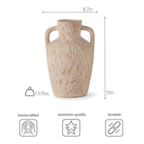 Amalfi Amphora Ceramic Vases – Rustic Texture Elegance