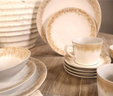Ravello Elegant Stoneware Dinnerware Set - Service for 4 - 20 Pieces