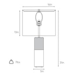 Oslo Table Lamp - Modern Minimalist Table Lighting