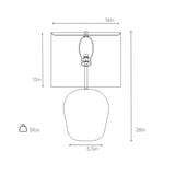 Bali Table Lamp – Natural Woven Fiber Table Lighting