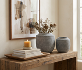Helios Elegant Textured Vase – Artisanal Zigzag Design