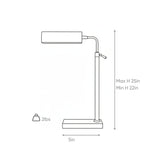 Aston Adjustable Desk Lamp