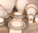 Ravello Elegant Stoneware Dinnerware Set - Service for 4 - 20 Pieces