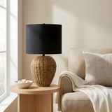 Bali Table Lamp – Natural Woven Fiber Table Lighting