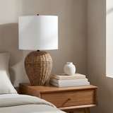 Bali Table Lamp – Natural Woven Fiber Table Lighting