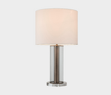 Famous Haus - Elegant Roma Table Lamp Satin Gold – Sophisticated Decor Enhancement