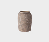 Famous Haus - Zayna Ceramic Vase – Artisanal Geometric Design