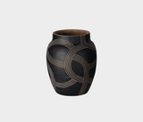 Saros Black Ceramic Striking Vases