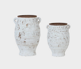 Famous Haus - Creta Amphora Charming Ceramic Vase Set – Distressed Elegance