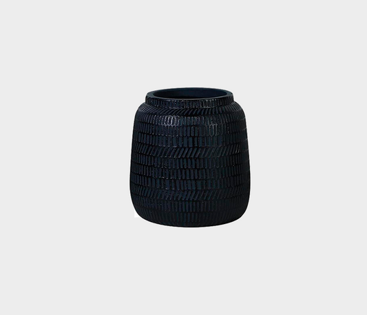 Zira Black Sophisticated Ceramic Vase