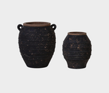 Famous Haus - Samar Charming Ceramic Vase – Stylish Dual Handles