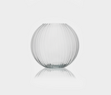 Famous Haus - Sphere Ribbed Glass – Modern Elegance