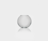 Famous Haus - Sphere Ribbed Glass – Modern Elegance