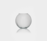 Famous Haus - Sphere Ribbed Glass – Modern Elegance