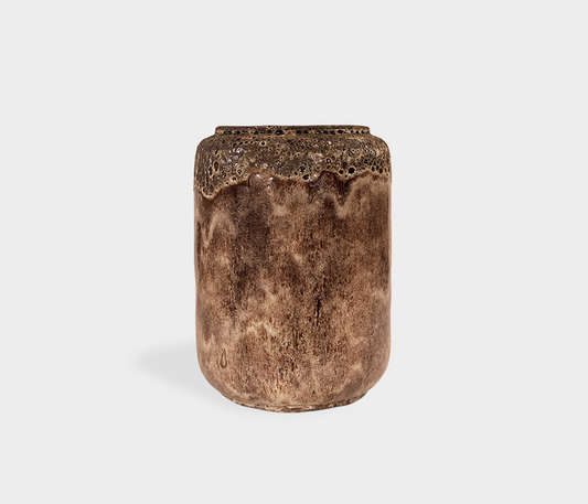 Famous Haus - Rustic Ceramic Planter – Unique Decor Design