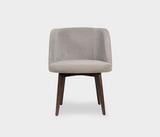 Famous Haus - Elegant Dining Chair – Curved Comfort Design