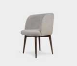 Famous Haus - Elegant Dining Chair – Curved Comfort Design