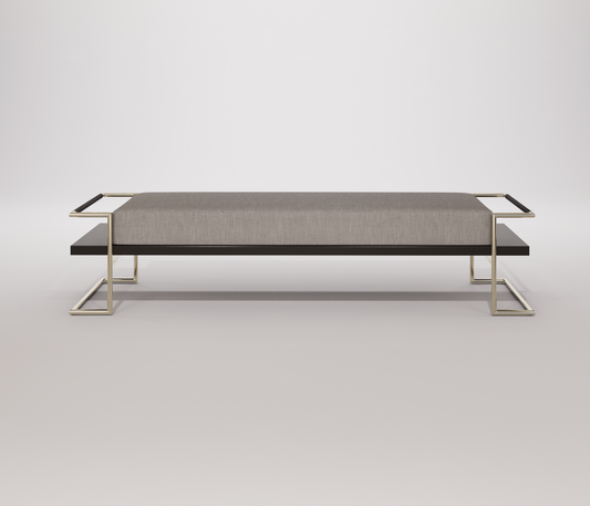 Famous Haus - Bench Legend – Brushed Metal Elegance