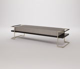 Famous Haus - Bench Legend – Brushed Metal Elegance