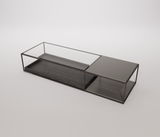 COFFEE TABLE MELINA SILVER - Famous Haus - Minimalism refined to its purest form; this coffee table captures the essence of modern sophistication.