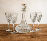 5-Piece Set with 4 Glasses and 1 Whiskey Decanter 47oz