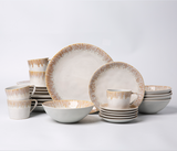 Ravello Elegant Stoneware Dinnerware Set - Service for 4 - 20 Pieces