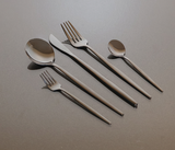 Lincoln 30 PCS - Stainless Steel Cutlery Set - Matte Black