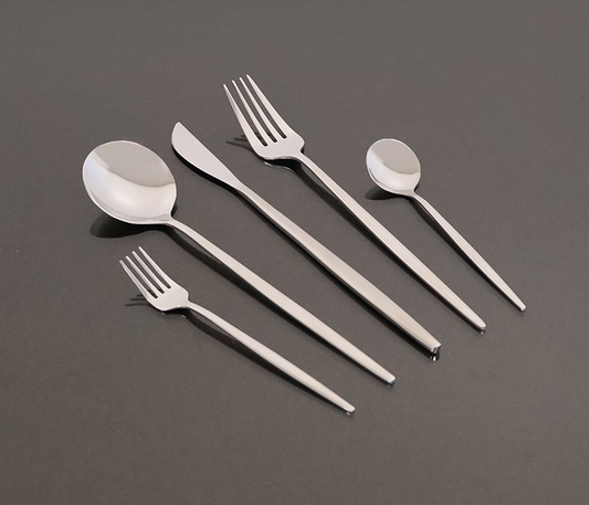 LINCOLN 30 PCS - Stainless Steel Cutlery Set - Silver Polish