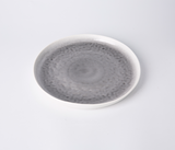 Athenas Elegant Porcelain Dinnerware Set - Service for 4 - Gray &Sand