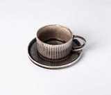 Rhodes Elegant Porcelain Dinnerware Set - Service fot 4 - Dark Brown