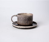 Rhodes Elegant Porcelain Dinnerware Set - Service fot 4 - Dark Brown