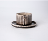 Rhodes Elegant Porcelain Dinnerware Set - Service fot 4 - Dark Brown