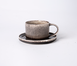 Rhodes Elegant Porcelain Dinnerware Set - Service fot 4 - Dark Brown