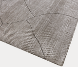 Famous Haus - Delton Mocca Loom Rug – Handcrafted Elegance for Comfort