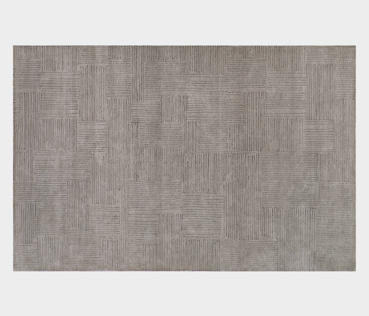 Famous Haus - Luxurious Hand-Knotted Wool Rug – Eco-Dyed Comfort